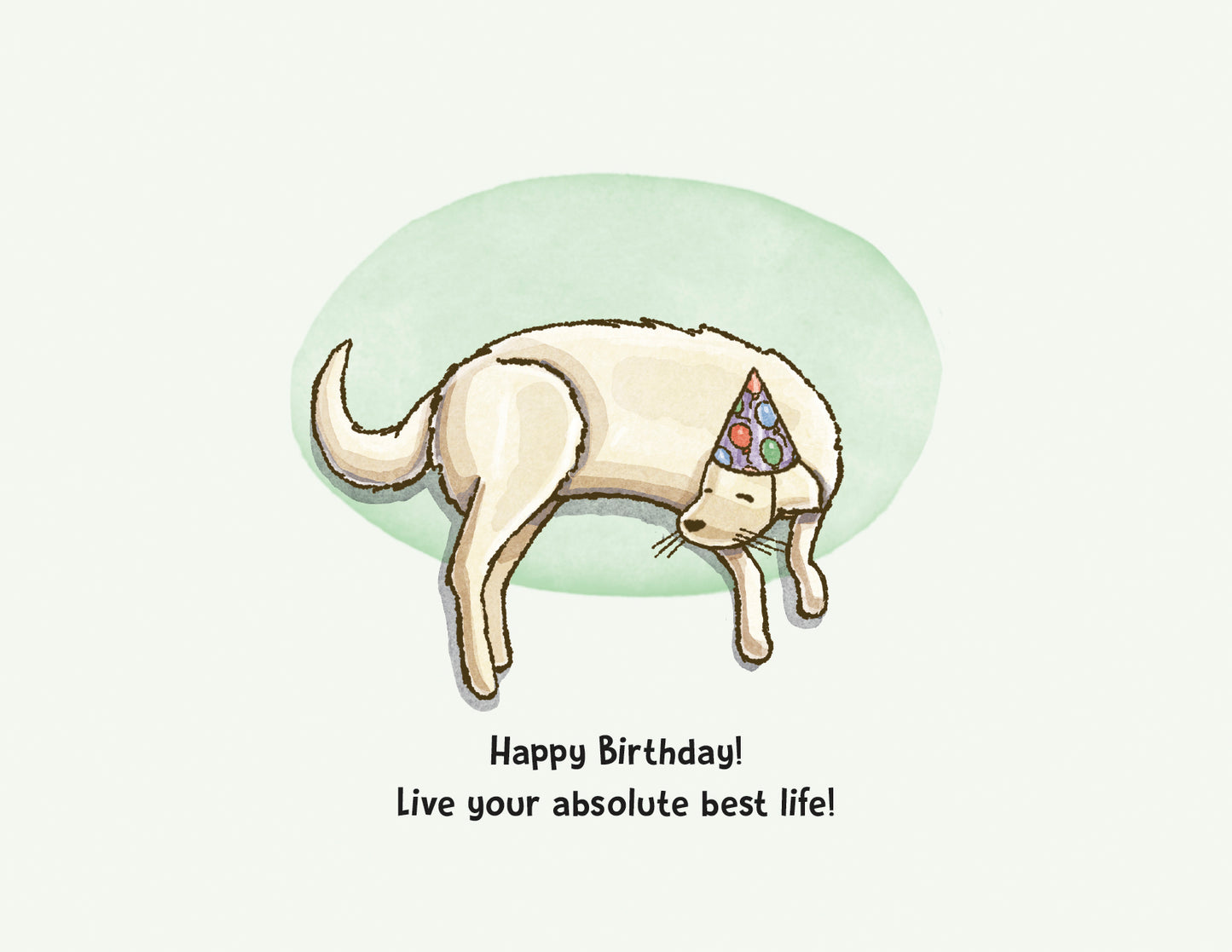 Phinn: Sleepy Birthday Card