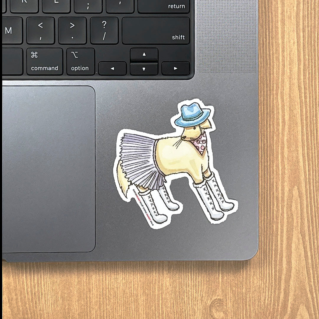 Dress-up Phinn Vinyl Sticker