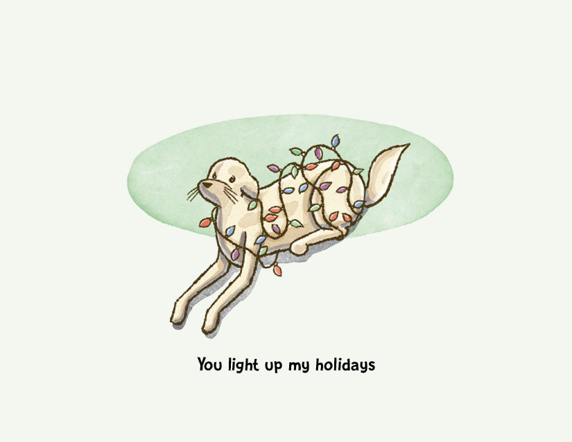 Phinn: Holiday Lights Card, Box of 8