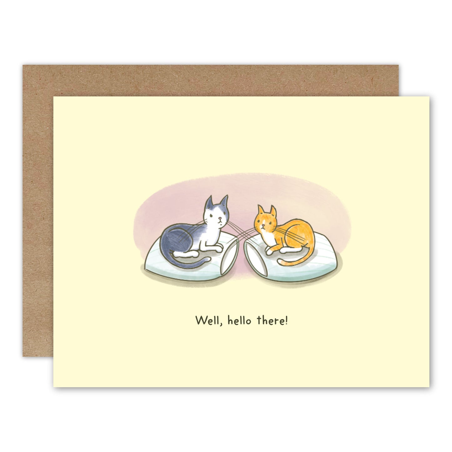 Fred + Nym Hello Card