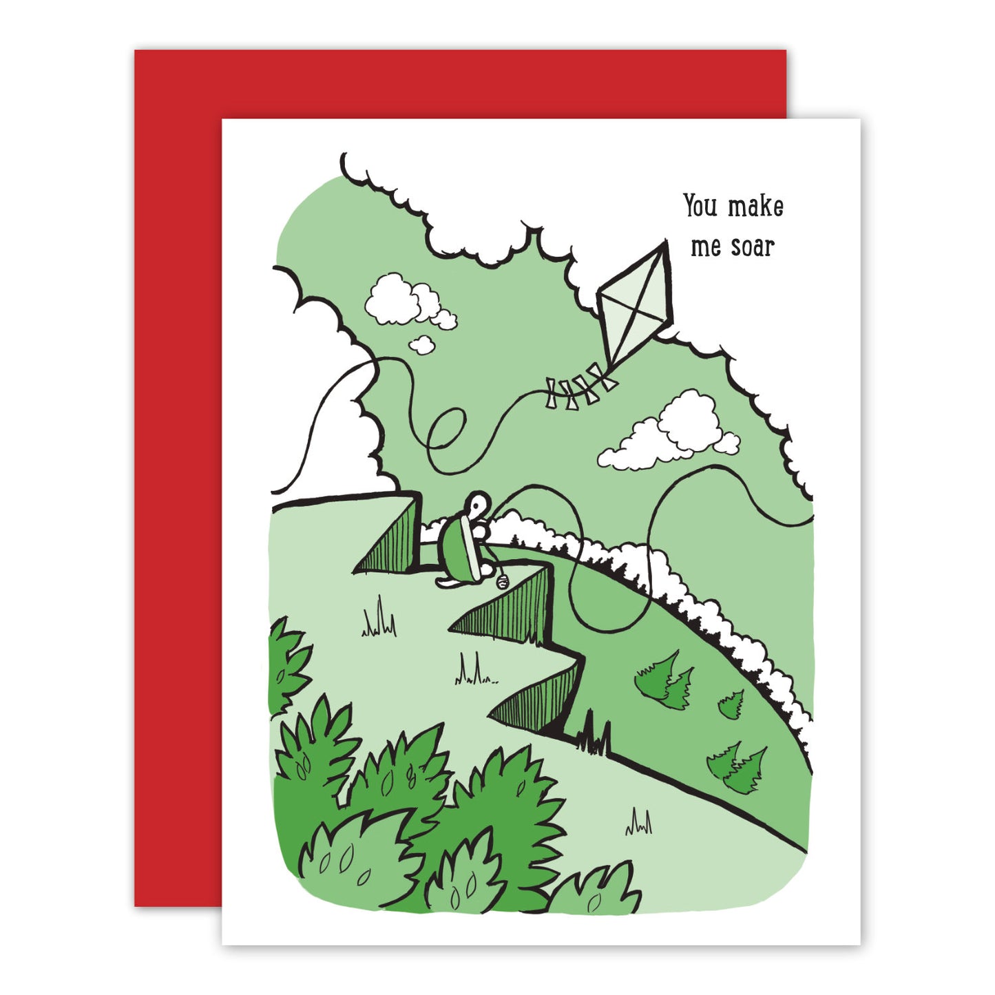 Daydreaming Turtle Soar Card