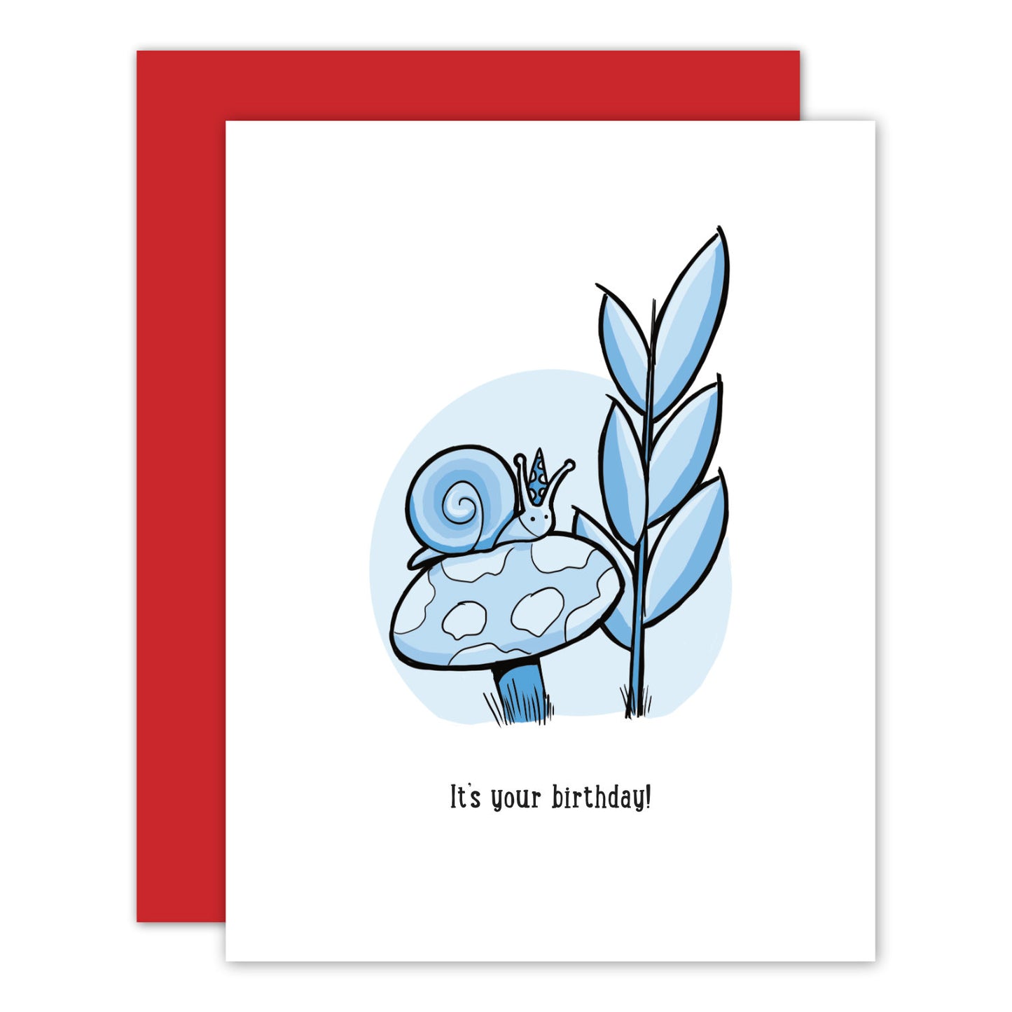 Snail Birthday Card