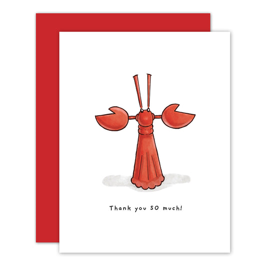 Little Lobster Thank You Card