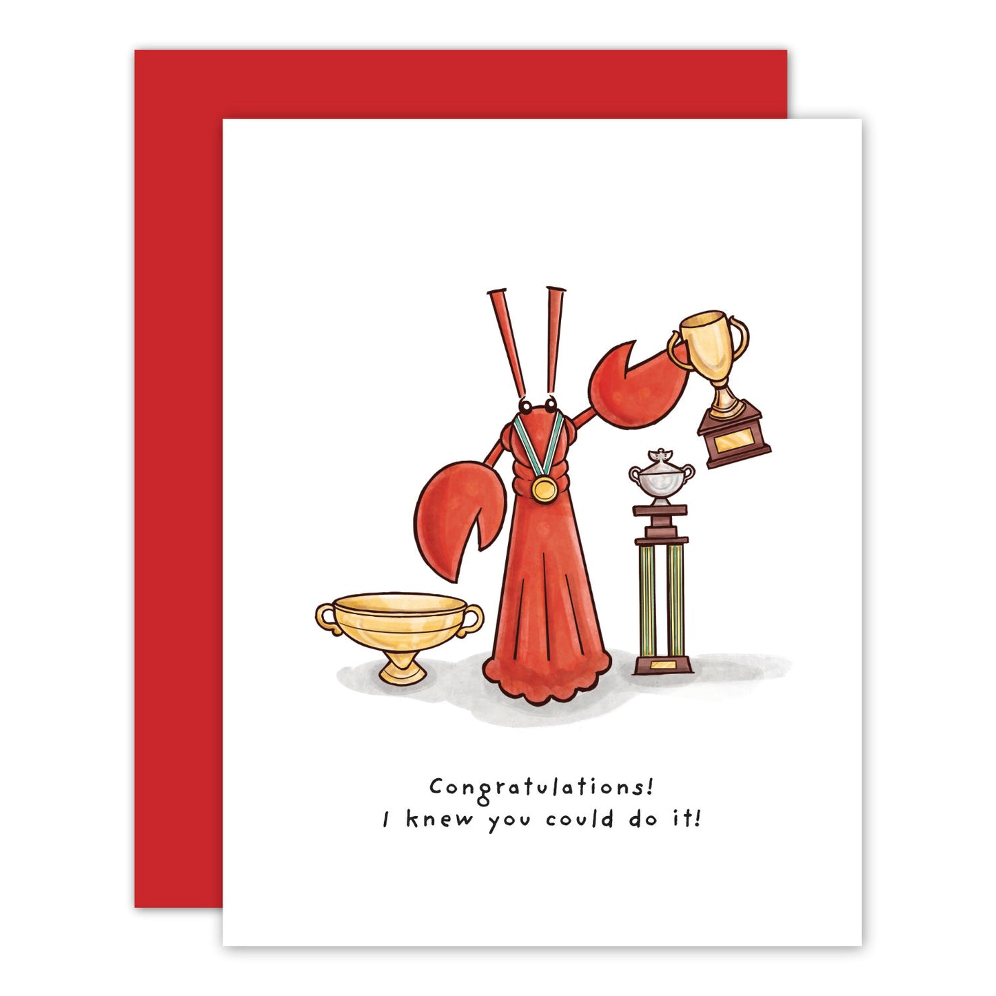 Little Lobster Congratulations Card