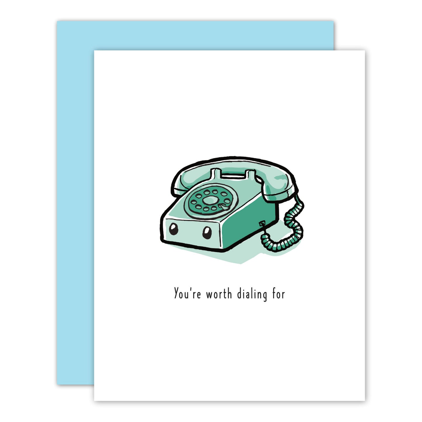 Theater of the Obsolete - Rotary Phone Friendship/Love Card