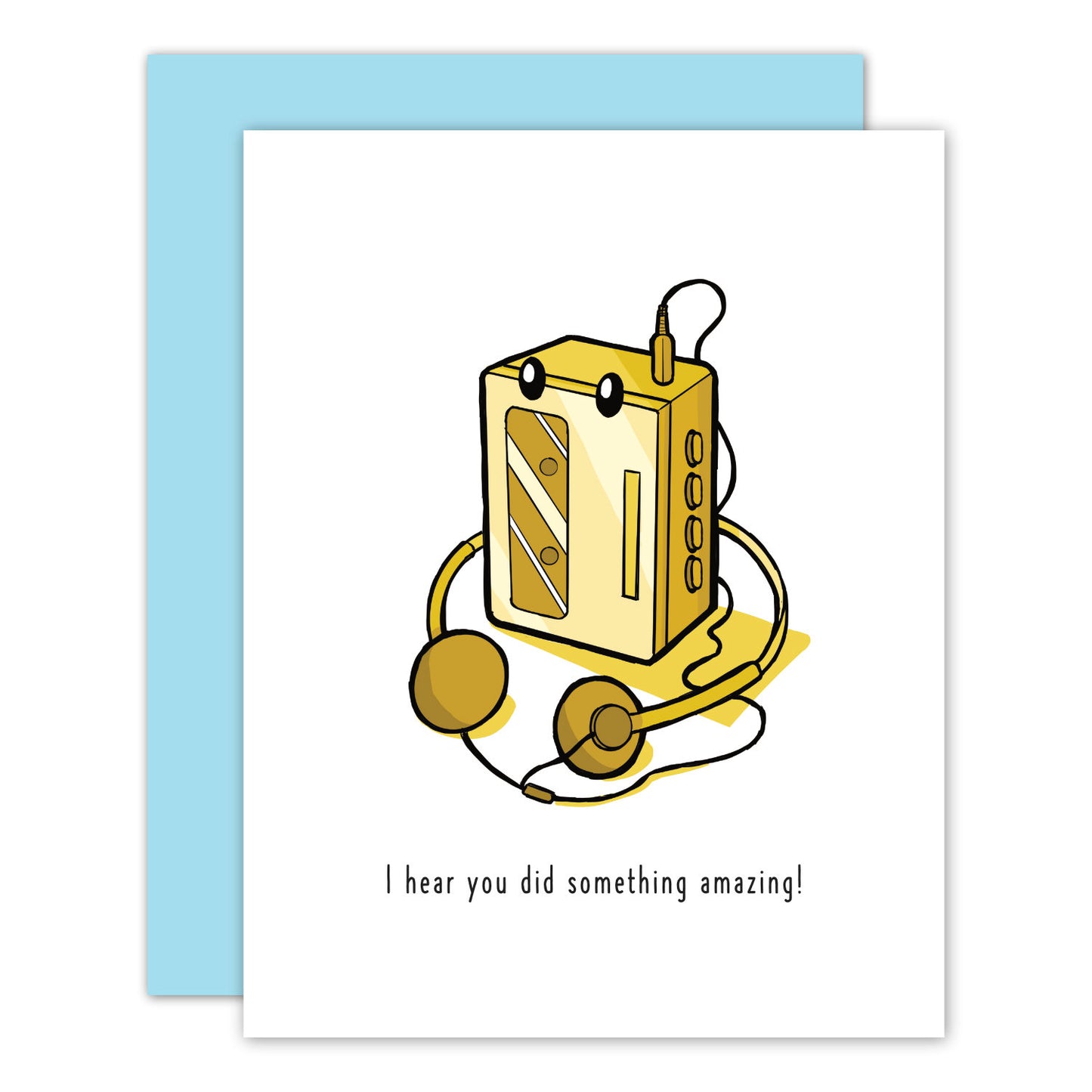 Theater of the Obsolete - Cassette Player Congratulations Card