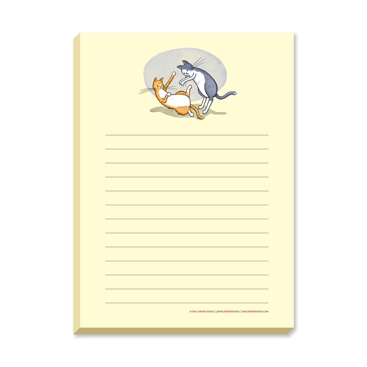 Fred + Nym Playing Notepad