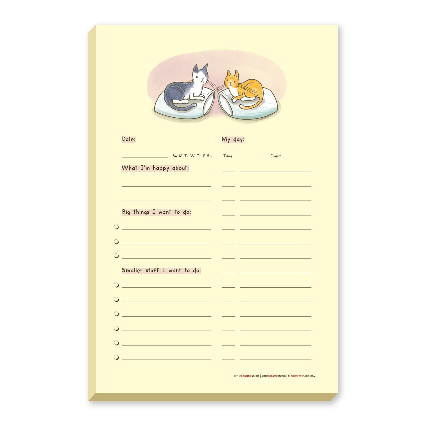 Fred + Nym Sitting Daily Planner