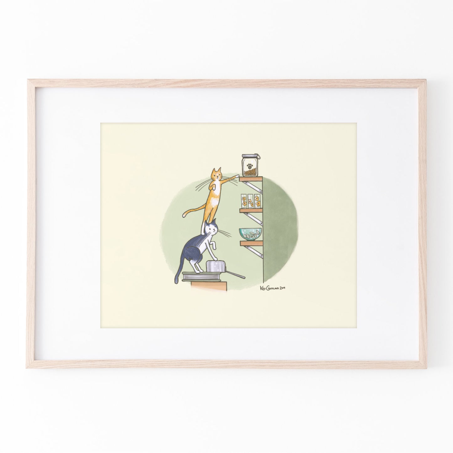 Fred + Nym + Teamwork! — Art Print