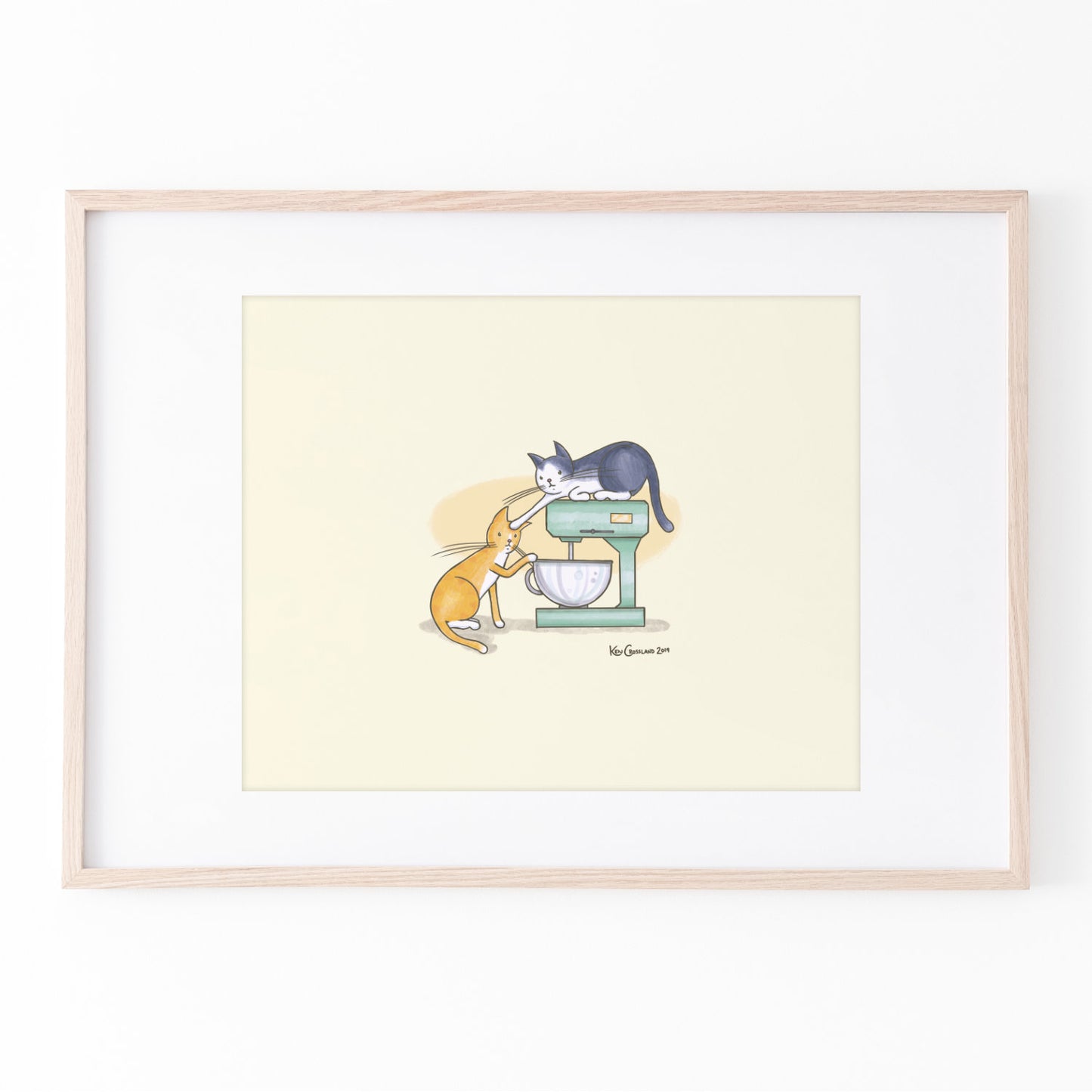 Fred + Nym + Mixer — Art Print