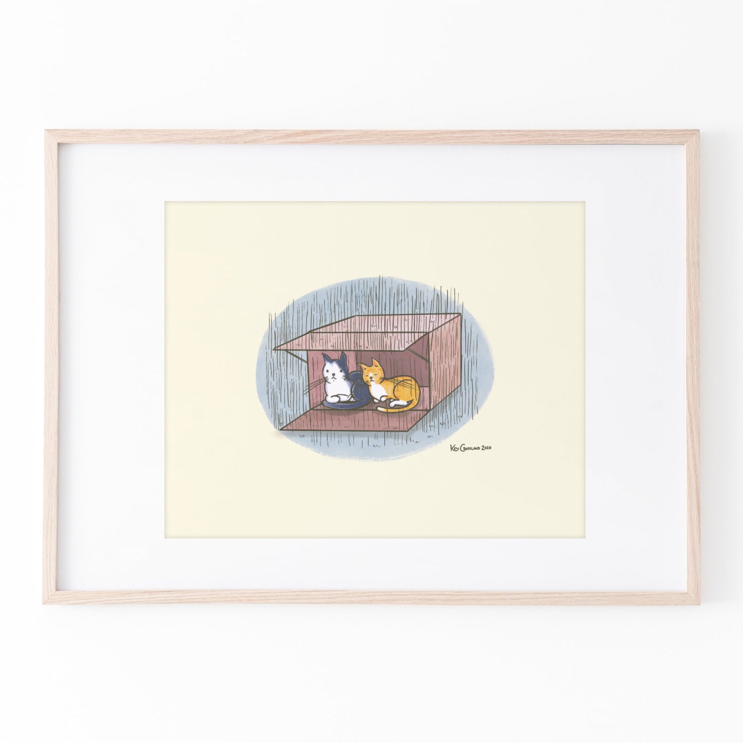 Fred + Nym + Rain — Art Print