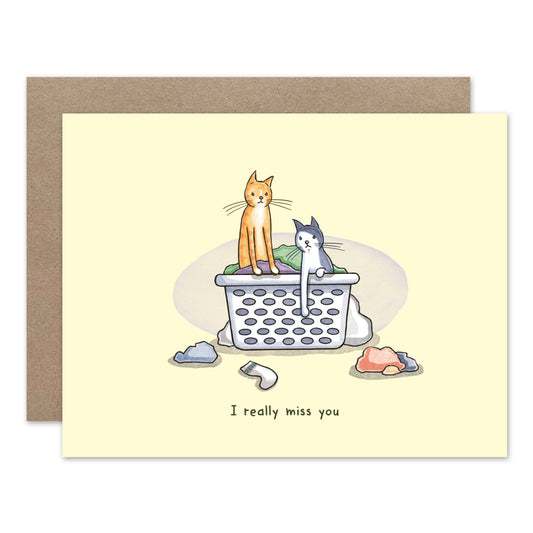 Fred + Nym Laundry Missing You Card