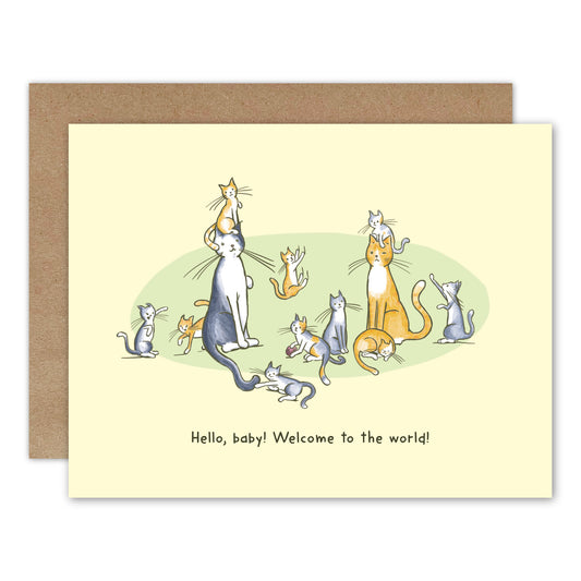 Fred + Nym New Baby Card