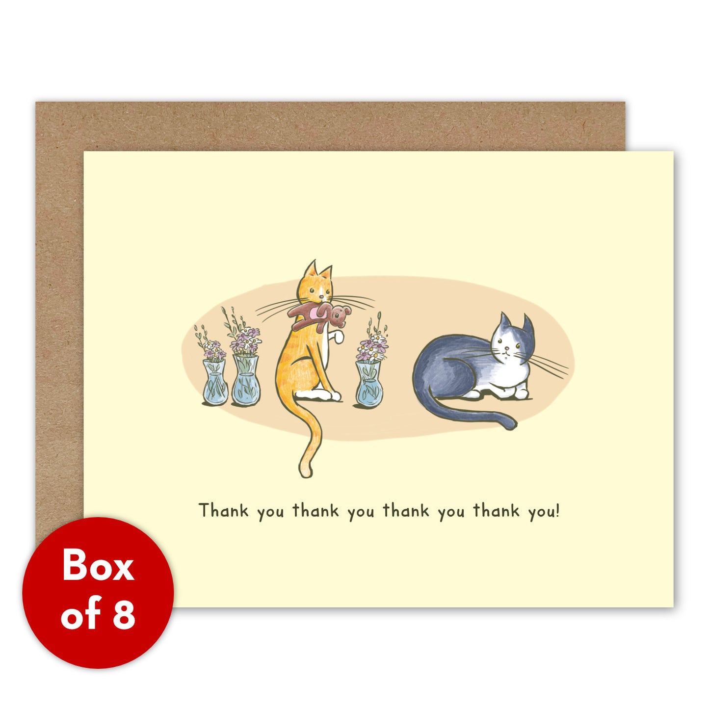Fred + Nym Thank You Card — Box of 8