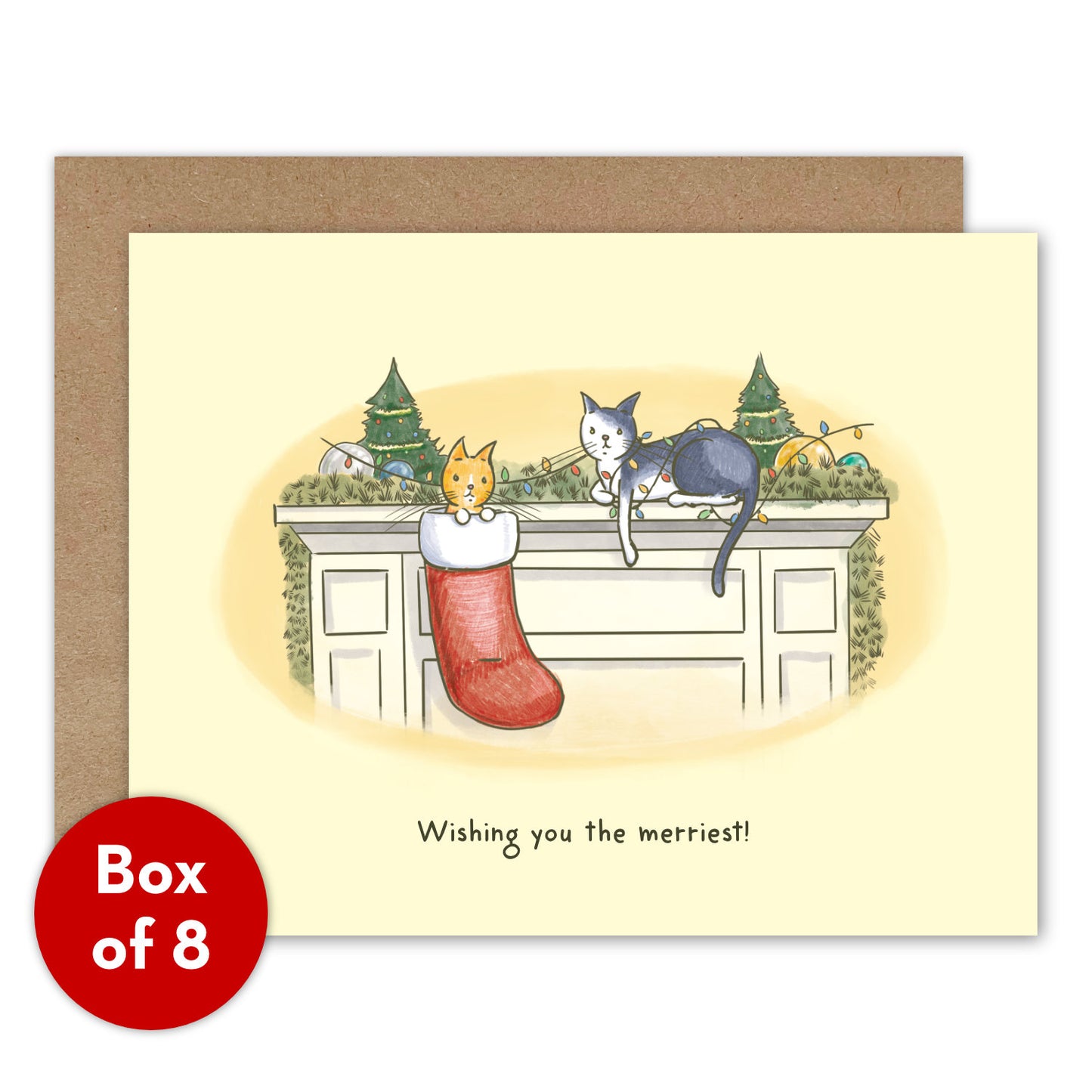 Fred + Nym Holiday Card — Box of 8
