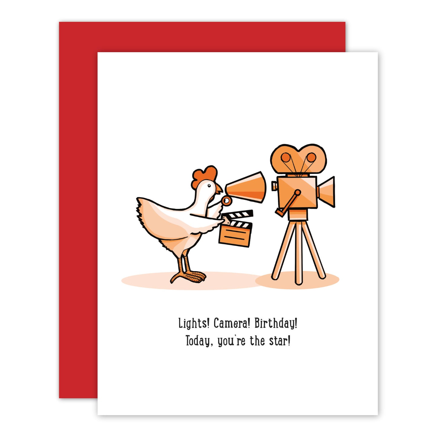 Chicken Director Birthday Card