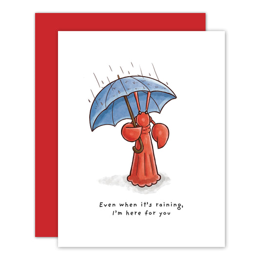 Little Lobster Sympathy Card