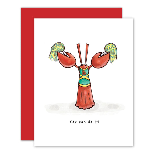 Little Lobster Encouragement Card