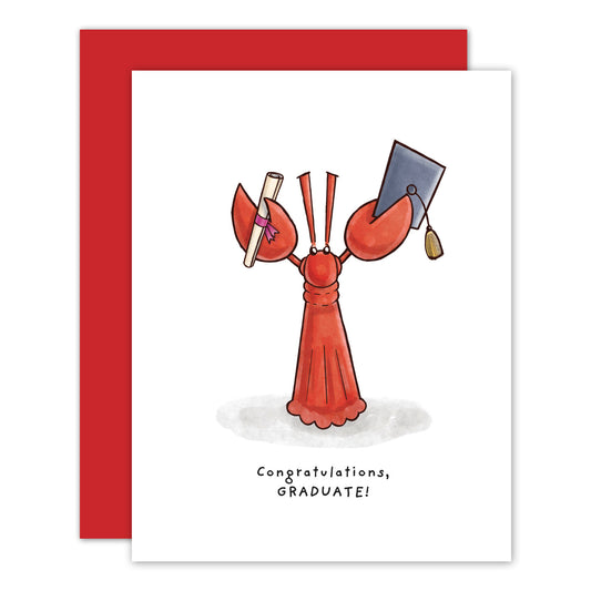 Little Lobster Graduation Card
