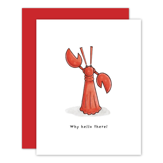 Little Lobster "Hello" Card