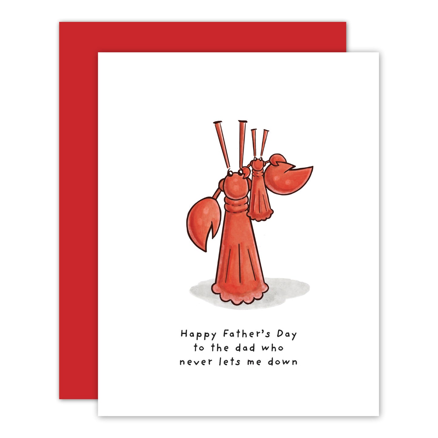 Little Lobster Father's Day Card