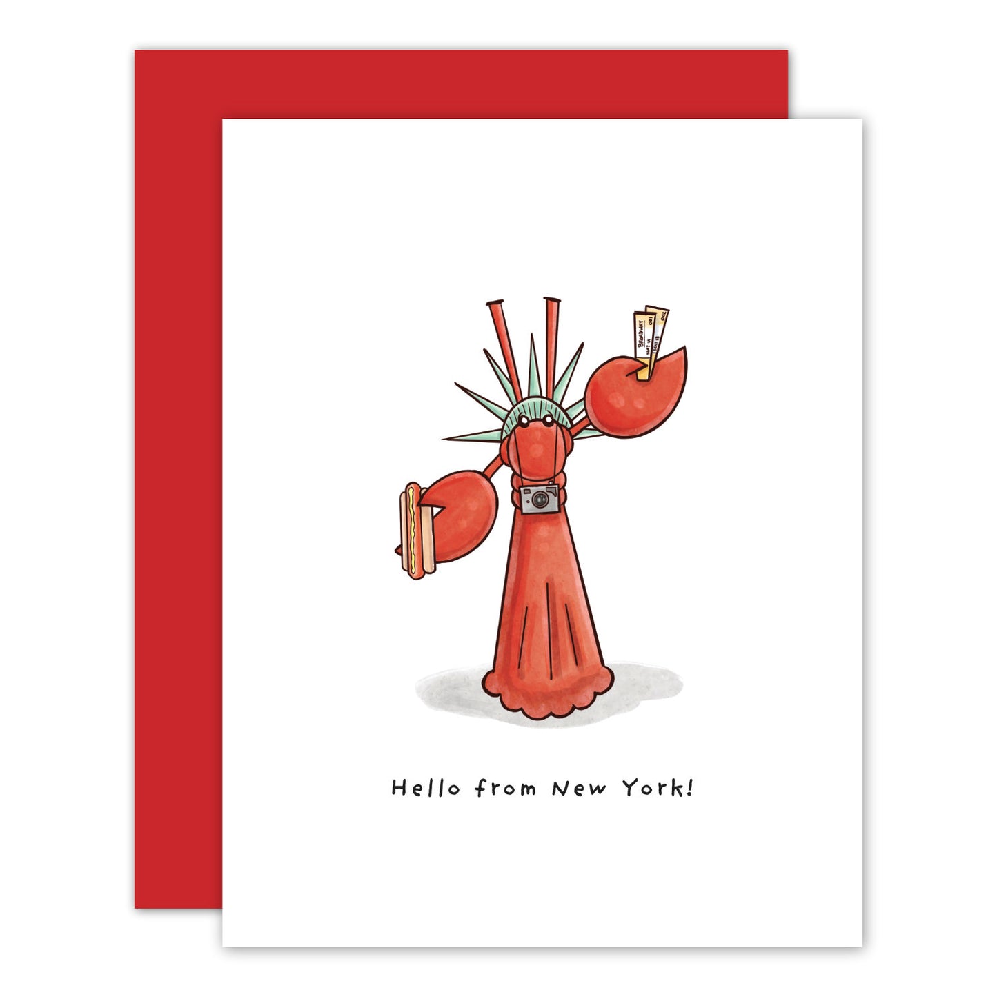 Little Lobster "Hello from New York!" Card