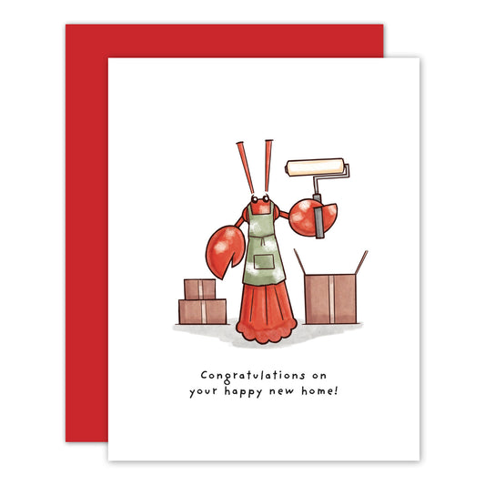 Little Lobster New Home Card