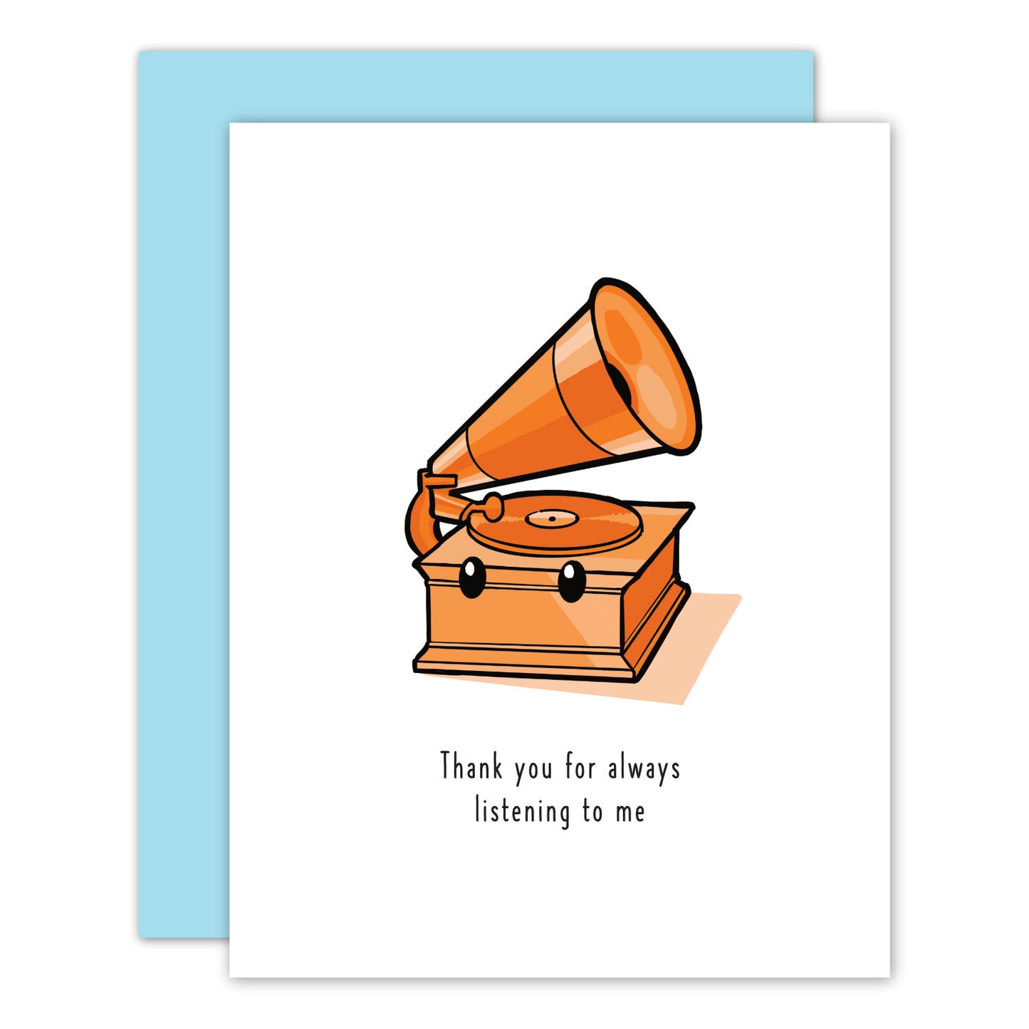 Theater of the Obsolete - Record Player Thank You Card