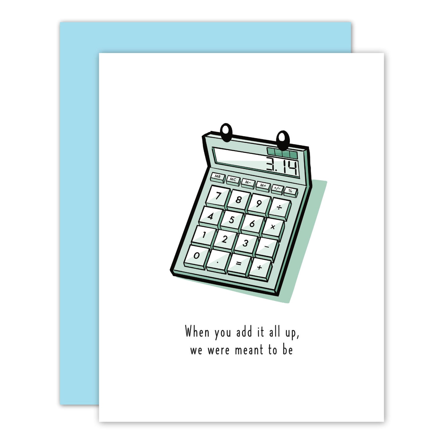 Theater of the Obsolete - Calculator Love Card