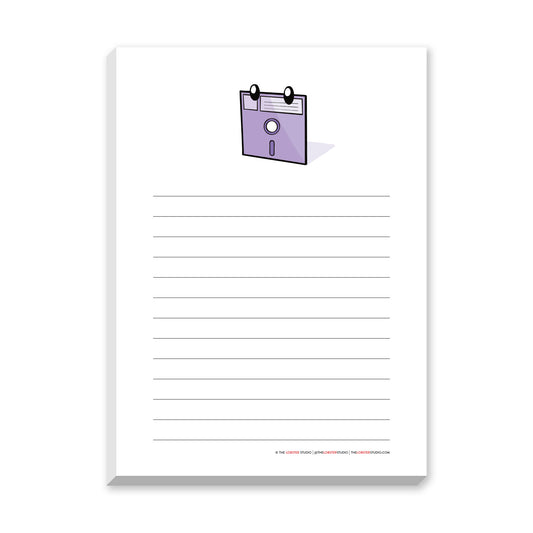 Theater of the Obsolete — Floppy Disk Notepad