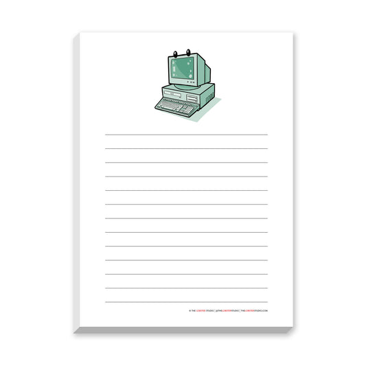 Theater of the Obsolete — Desktop Computer Notepad
