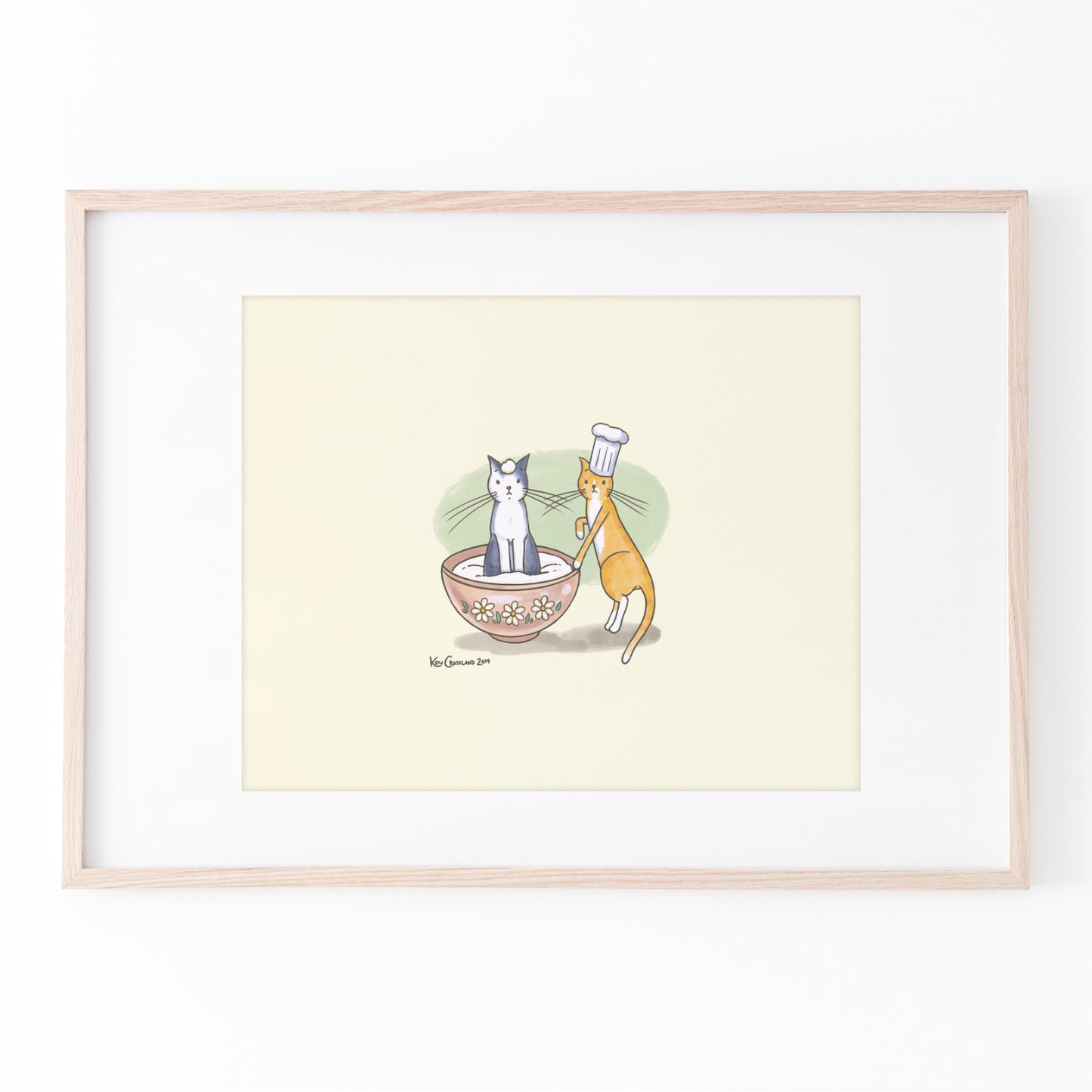 Fred + Nym + Cooking — Art Print